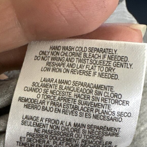 Maddie JS Lined Mohair Blend Sweater Gray NWT - Picture 14 of 16